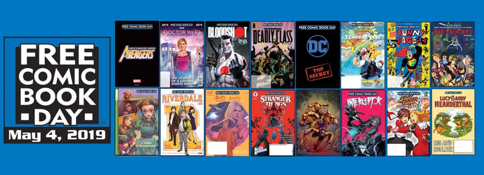 free comic book day 2019 list