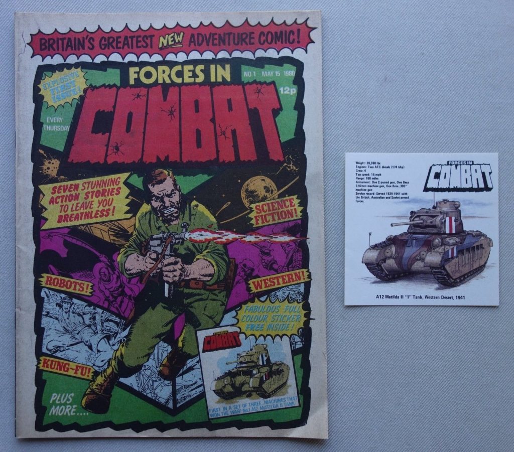 Marvel UK's Forces in Combat issue 1 cover dated 15th May 1980