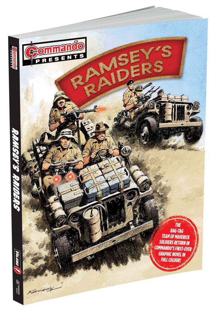 Commando Presents: Ramsey's Raiders Volume 1 with cover art by Ian Kennedy