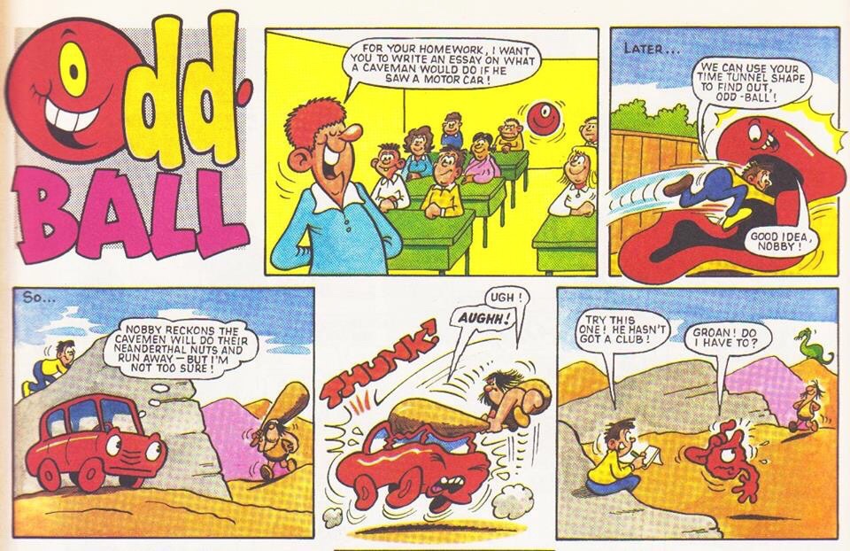 "Odd Ball” by Terry Bave for Whizzer & Chips - 1990