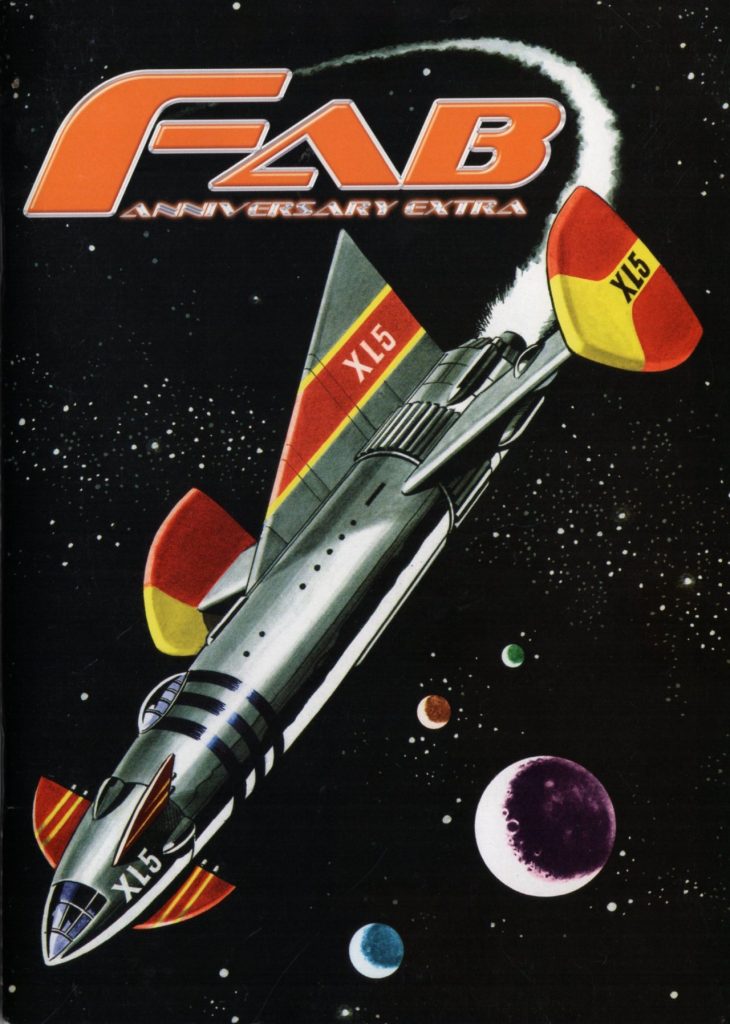 FAB Anniversary Extra showing Fireball XL5 - art by Mike Noble