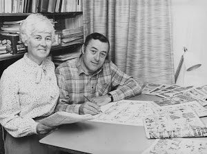 Cartoonist Terry Bave and wife Shiela In the 1970s