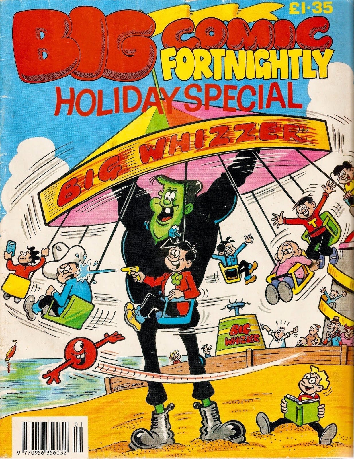 Terry Bave’s cover for the 1994 Big Comic Fortnightly Holiday Special