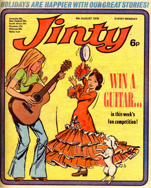 A cover for Jinty drawn by Phil (Cover kindly provided by Jenni Scott)