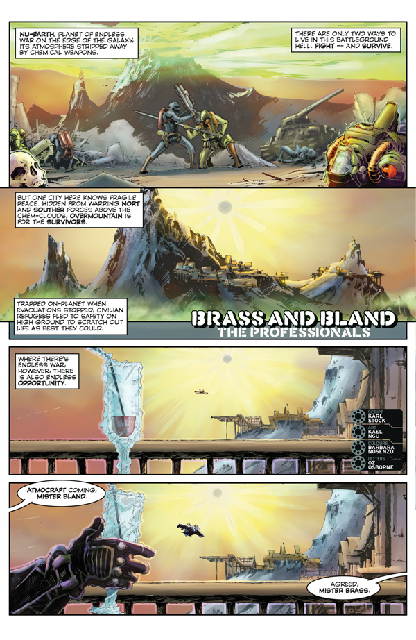 2000AD Villains Take Over 2019 - Brass and Bland: The Professionals