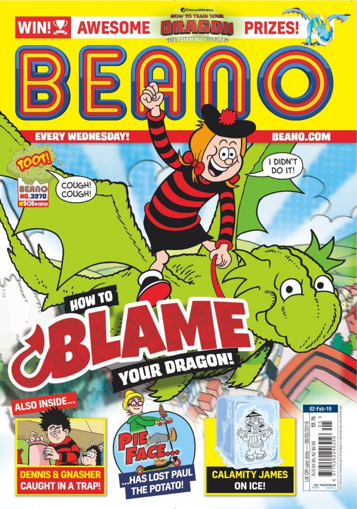Beano 3970 - On sale now in all good newsagents and crammed with good jokes