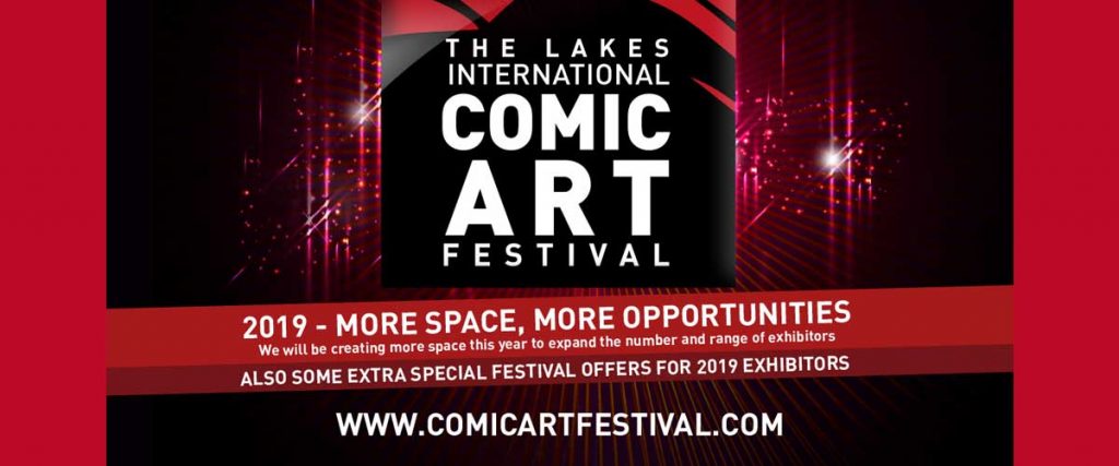 Lakes International Comic Art Festival 2019 - Comics Clock Tower