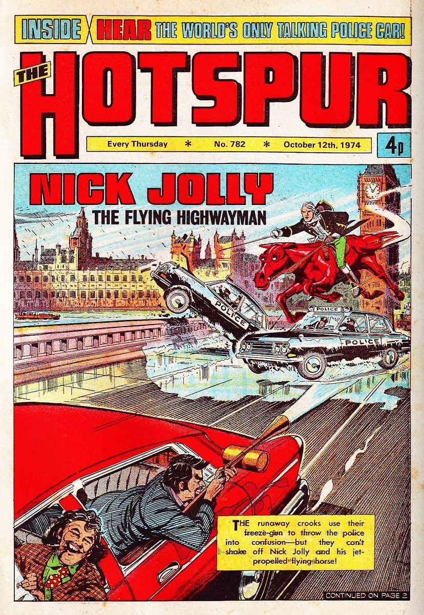 Nick Jolly 782 Hotspur - art by Ron Smith