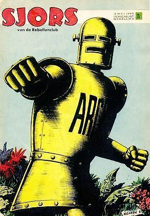 Robot Archie on the cover of the Dutch magazine Sjors