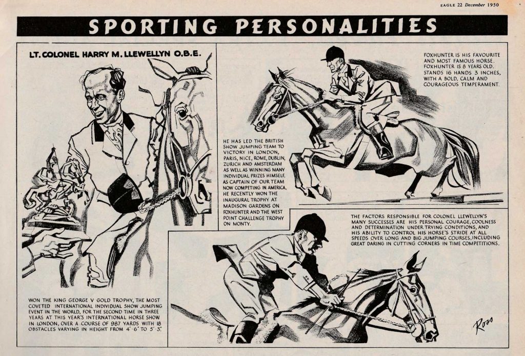 Eagle Sporting Personalities by Ross - Rom Smith - Eagle 22 December 1950
