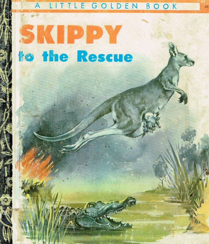 Skippy to the Rescue Golden Book (1970s)