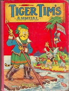 Tiger Tim first appeared in 1919, in Tiger Tim's Tales (soon changed to Tiger Tim Weekly), but the character's adventures continued to be published for decades © 2019 Rebellion Publishing Ltd