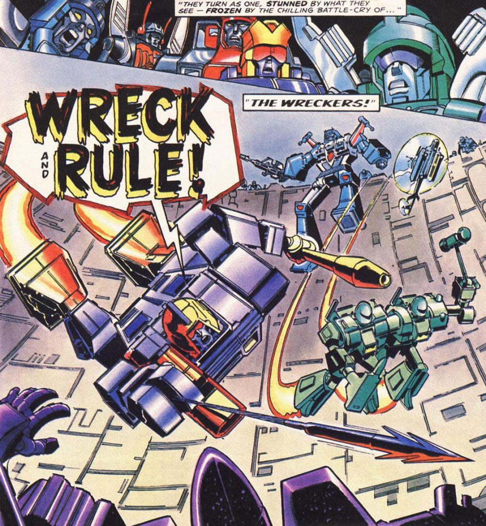 Transformers - Target 20006 - Wreckers- art by Ron Smith