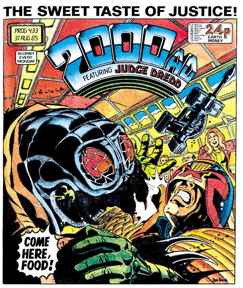 2000AD Prog 433 - Cover by Ron Smith
