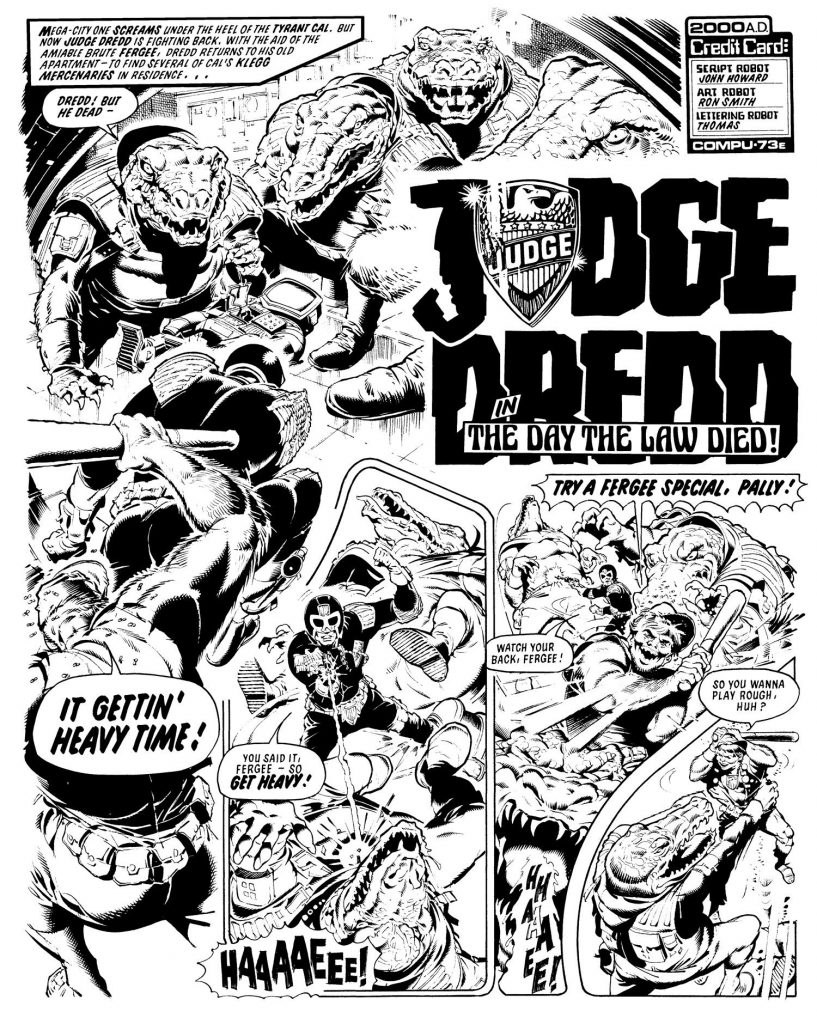 2000AD - Judge Dredd - The Day the Law Died - art by Ron Smith © Rebellion Publishing Ltd