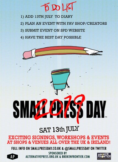 Small Press Day 2019 To Do List