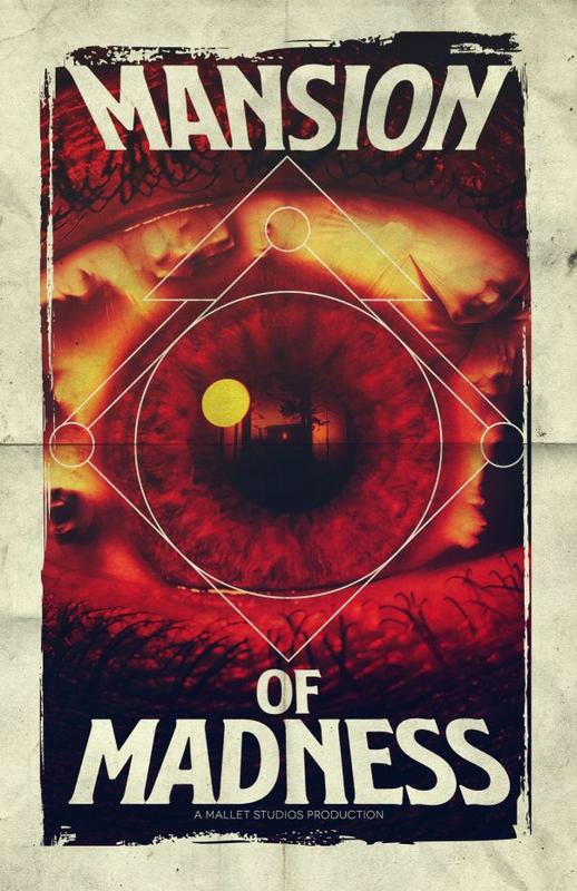An original Mansion Of Madness promotional poster for the TV series, faithfully restored by Andi Ewington.