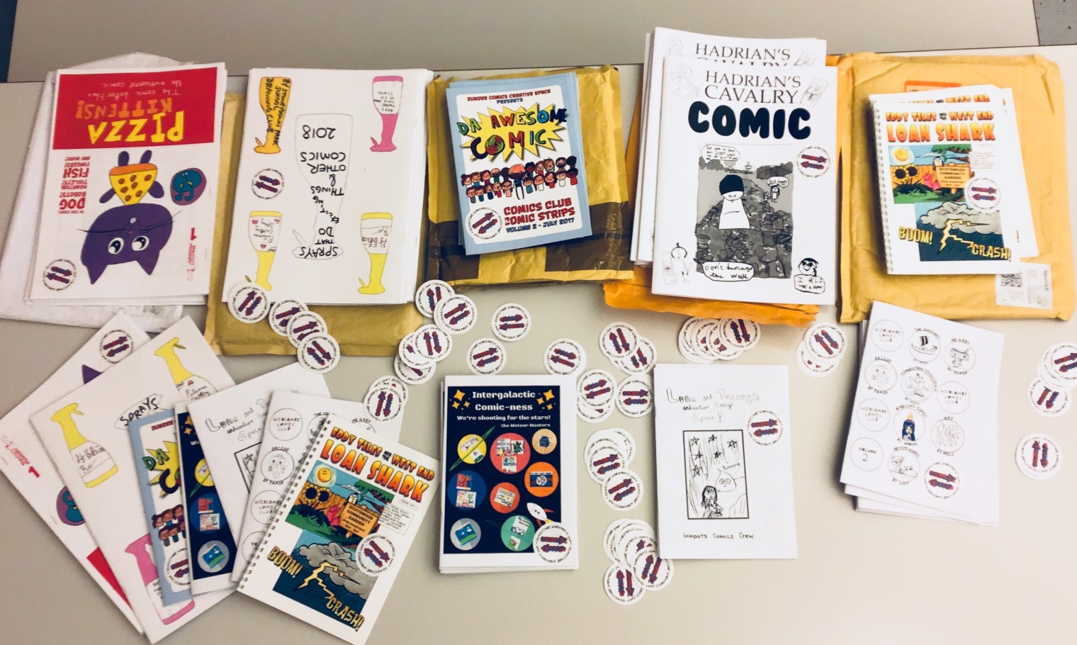 Children’s comics created through different projects were shared across the UK thanks to an ambitious Comic Swap organised by Applied Comics