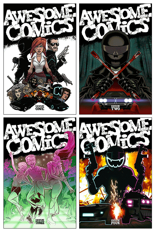 Awesome Comics Anthology cover montage