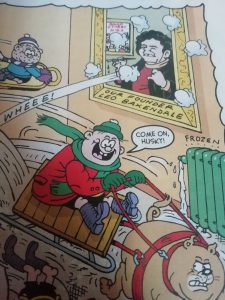 Bash Street Kids creator Leo Baxendale cameos in this week's issue as the founder of the school