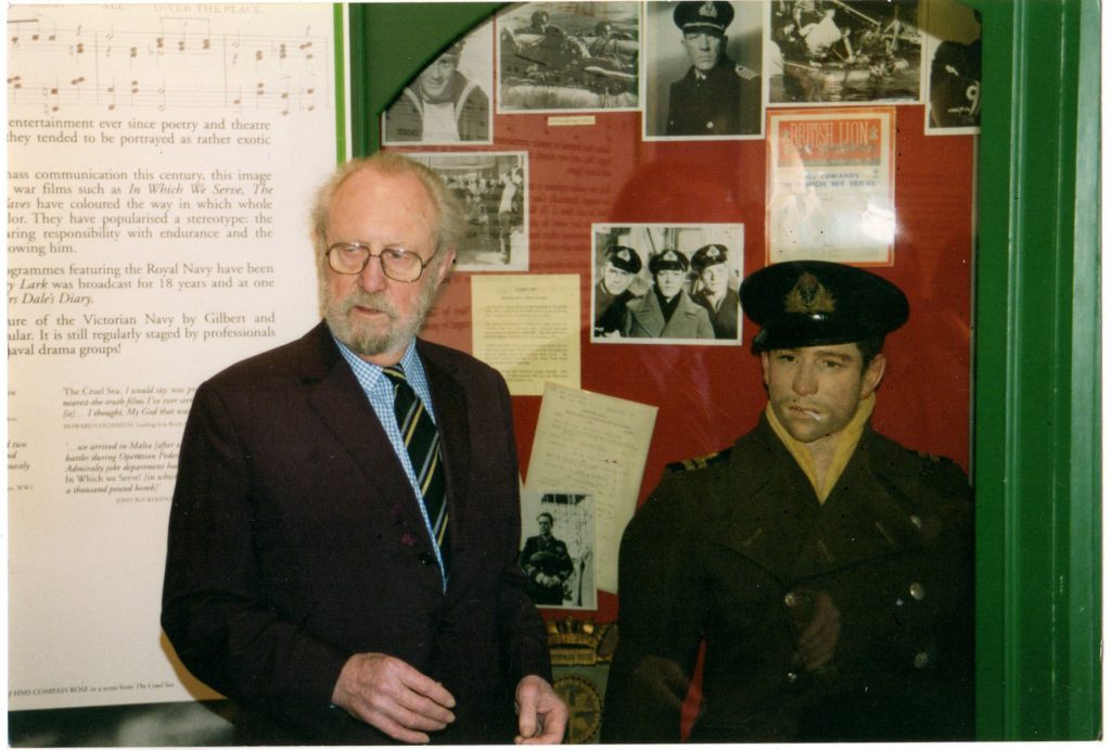John Worsley and "Albert RN" at an Eagle Society meeting in 1997. Photo: William Rudling