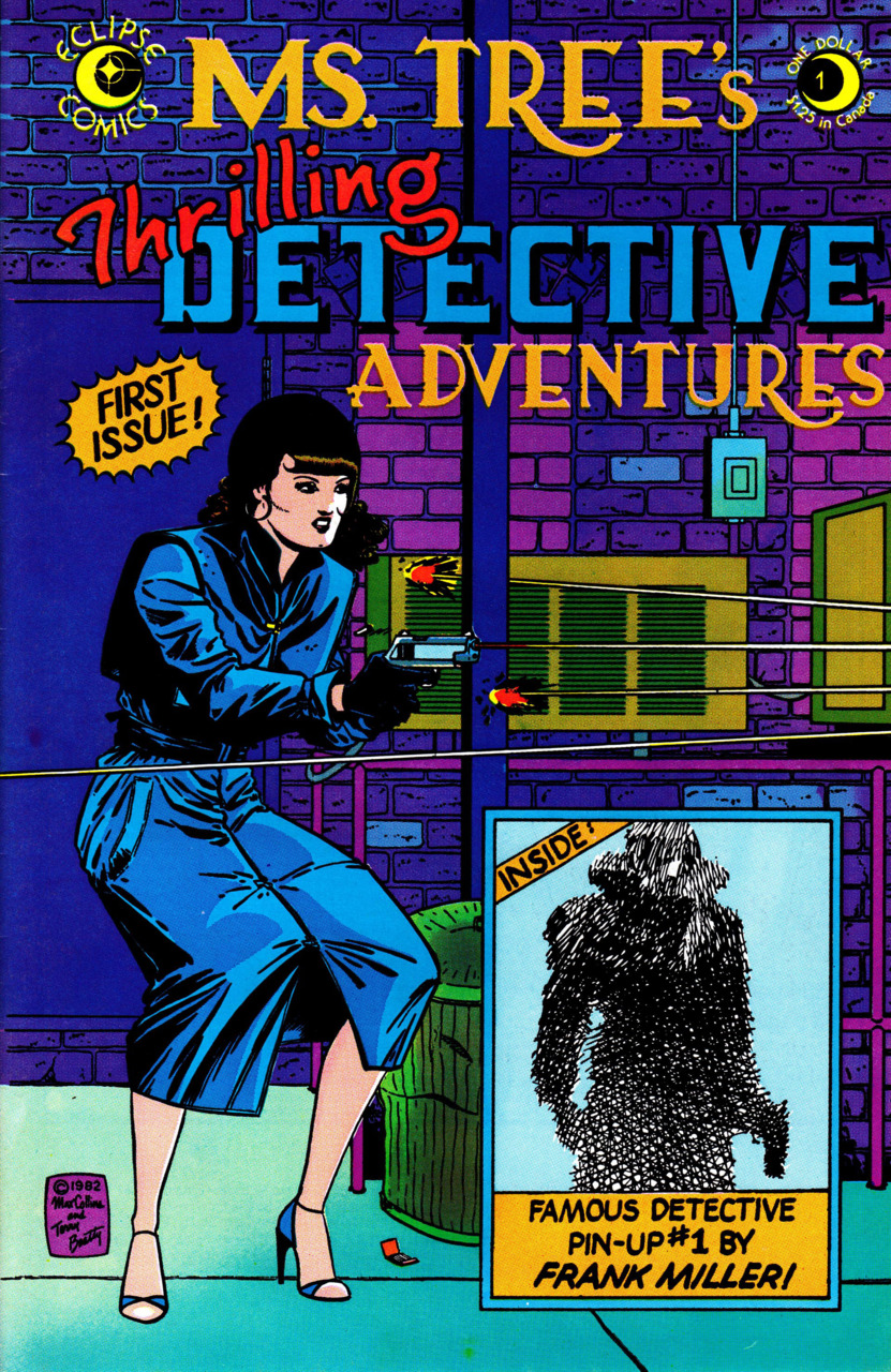 The cover of Ms. Tree #1, published back in  1983