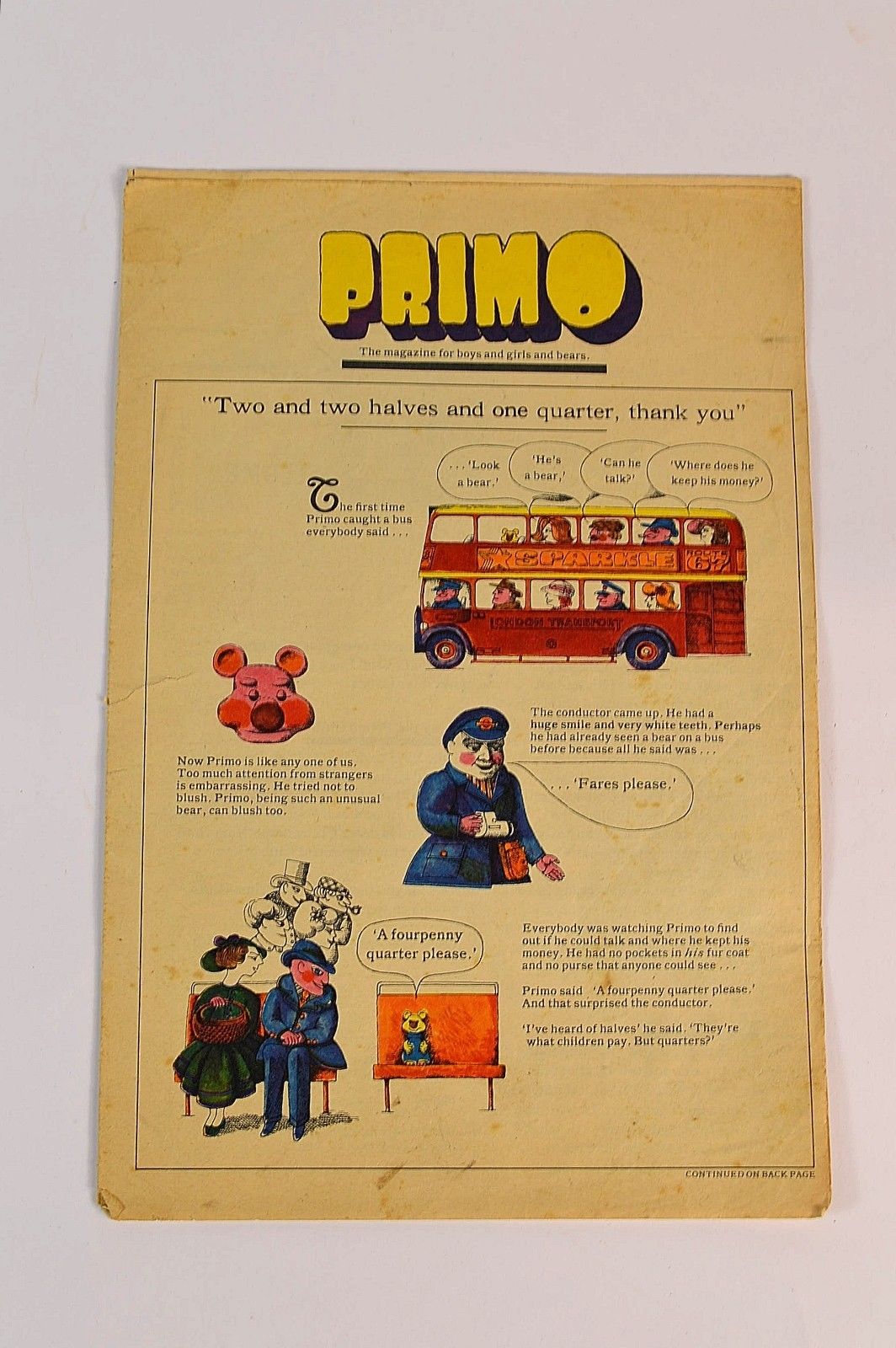 A 1964 edition of J Lyons Primo Club Magazine