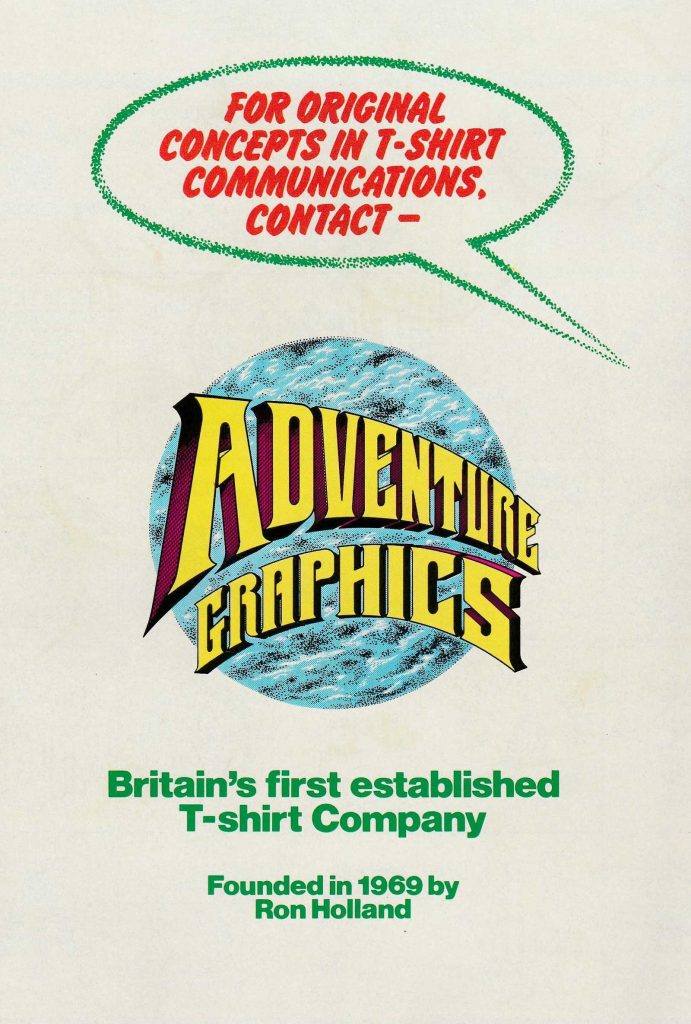 Adventure Graphics Promotional Leaflet - Back Cover