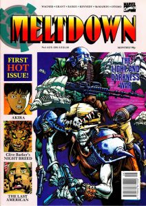 Marvel UK's monthly title Meltdown, launched in 1991