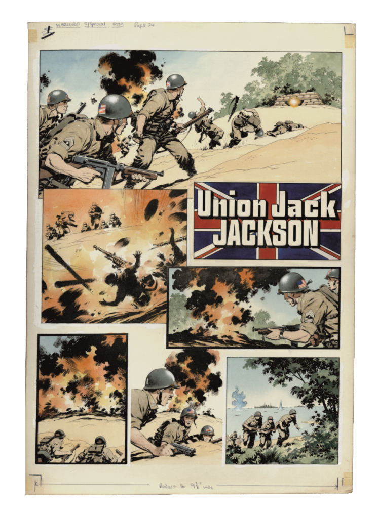 "Union Jack Jackson" art by Ian Kennedy © DC Thomson & Co Ltd. 2019