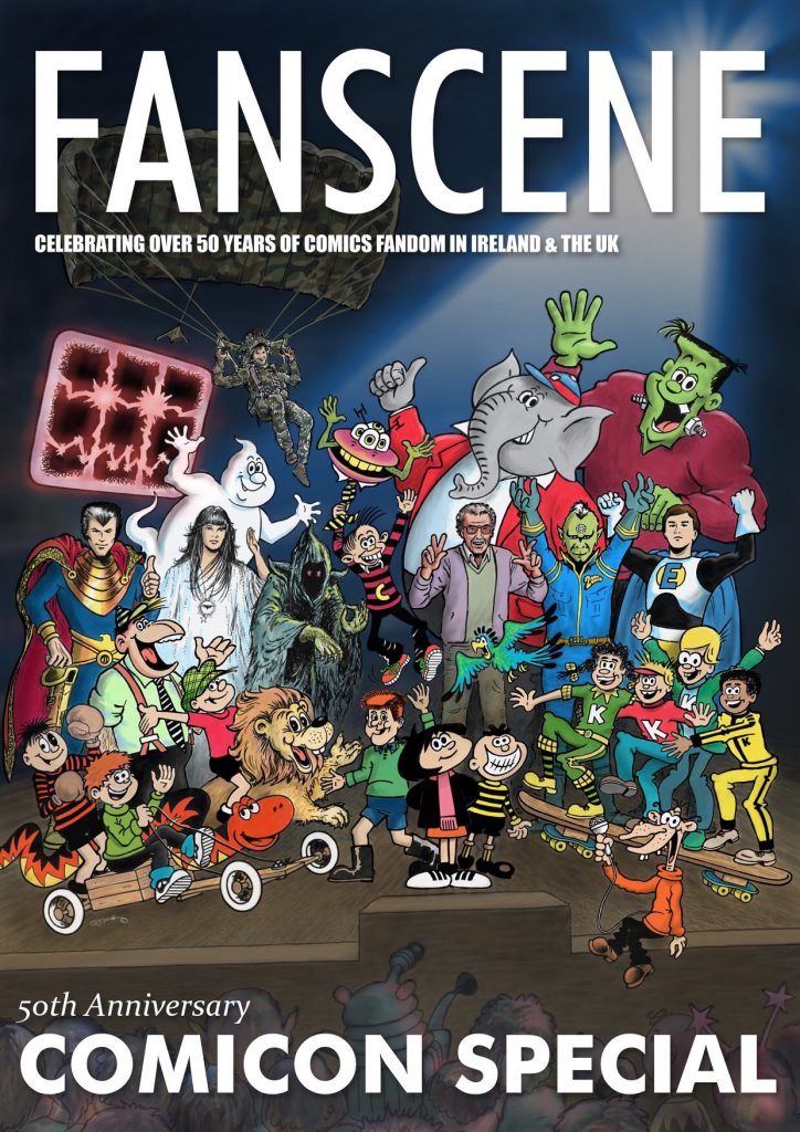 Fanscene 2 “We are the editors” cover by and copyright Mark Wayne Barrett