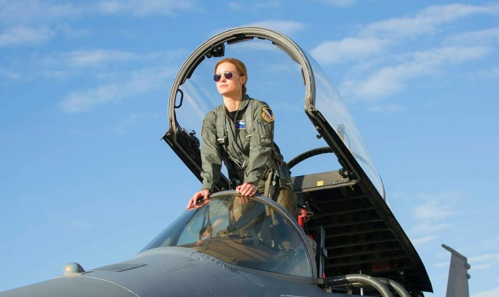 Brie Larsen in Captain Marvel