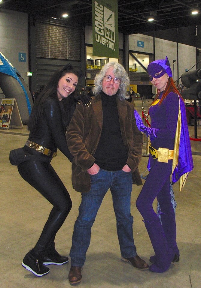 Heroes! editor Tim Quinn and friends at Liverpool Comic Con 2019