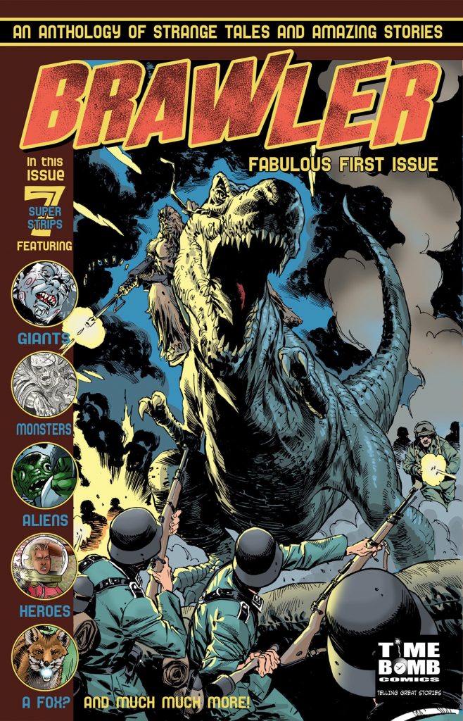 Brawler #1 Cover - Time Bomb Comics
