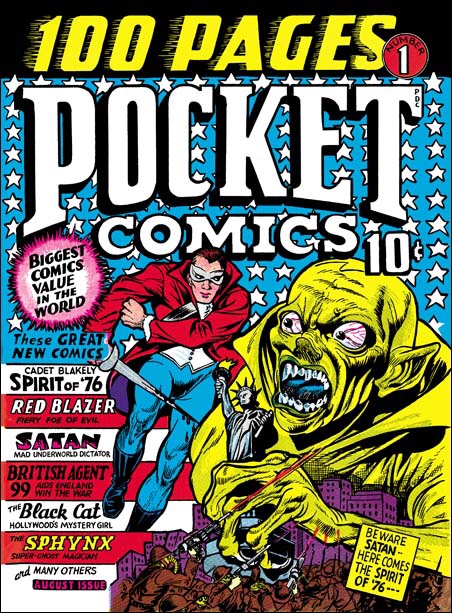 Pocket Comics #1, cover by Joe Simon