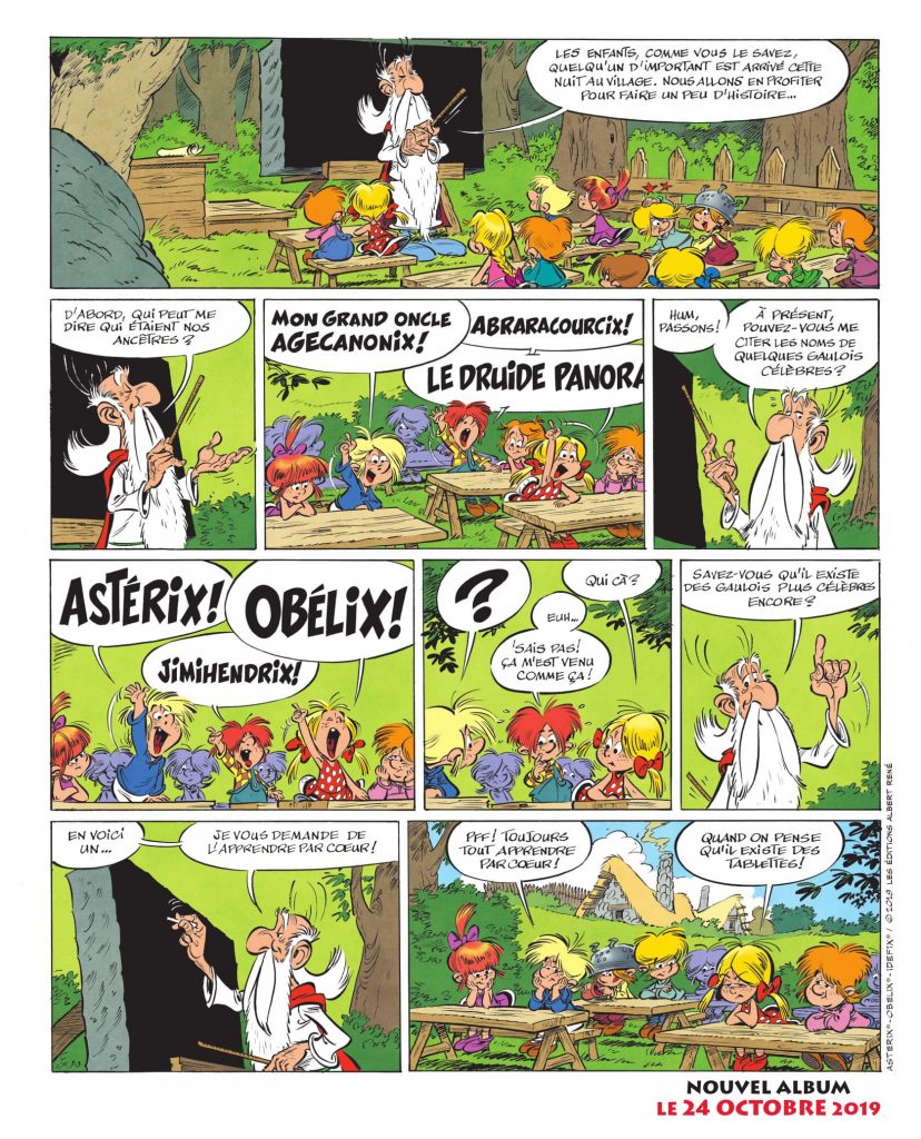 A page from Asterix and the Chieftain's Daughter