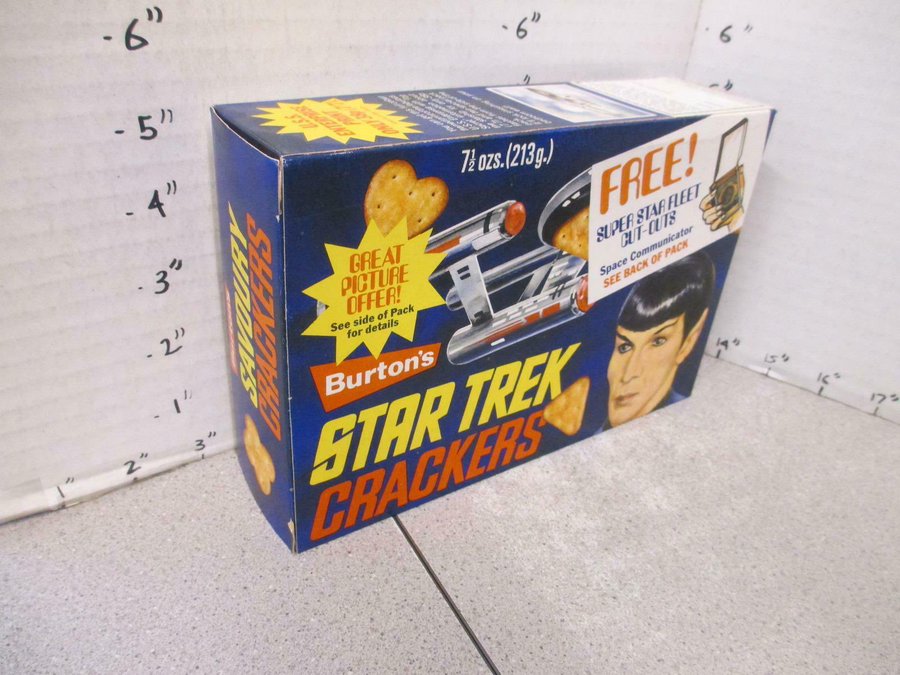 Burton's Star Trek Crackers Box (1970) | Via eBay