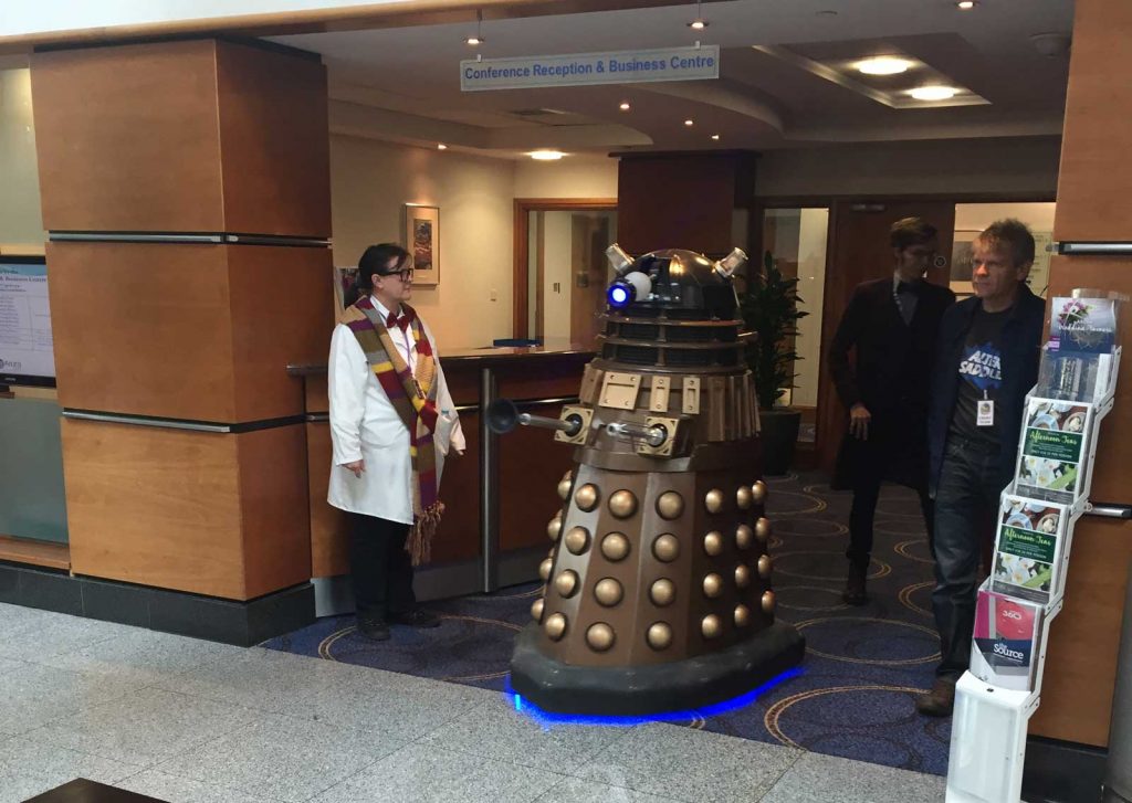 A Dalek on patrol during Capitol IV