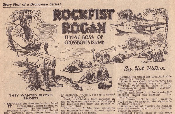 "Rockfist Rogan" from The Champion Issue 1471, cover dated 8th April 1950. With thanks to Jeremy Briggs