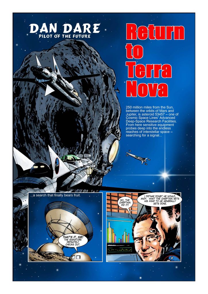 Dan Dare - Return toTerra Nova by John Ridgway and Nick Spender - Page 1