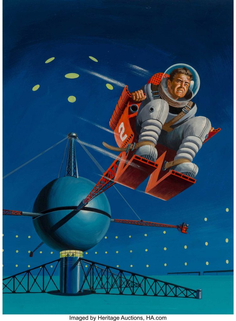 Ed Valigursky - Orbit Science Fiction no. 5 cover, November/ December 1954