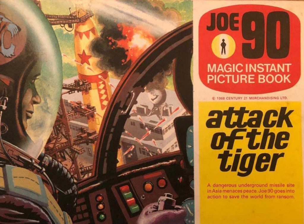 Based on the episode Attack Of The Tiger, this "Magic Instant Picture Book" from Letraset - one of two released in 1968 - features a seven page black and white comic strip, and a colour centre spread on which to rub down the instant pictures. But was it offered as a premium with a cereal as well as being on sale in shops?