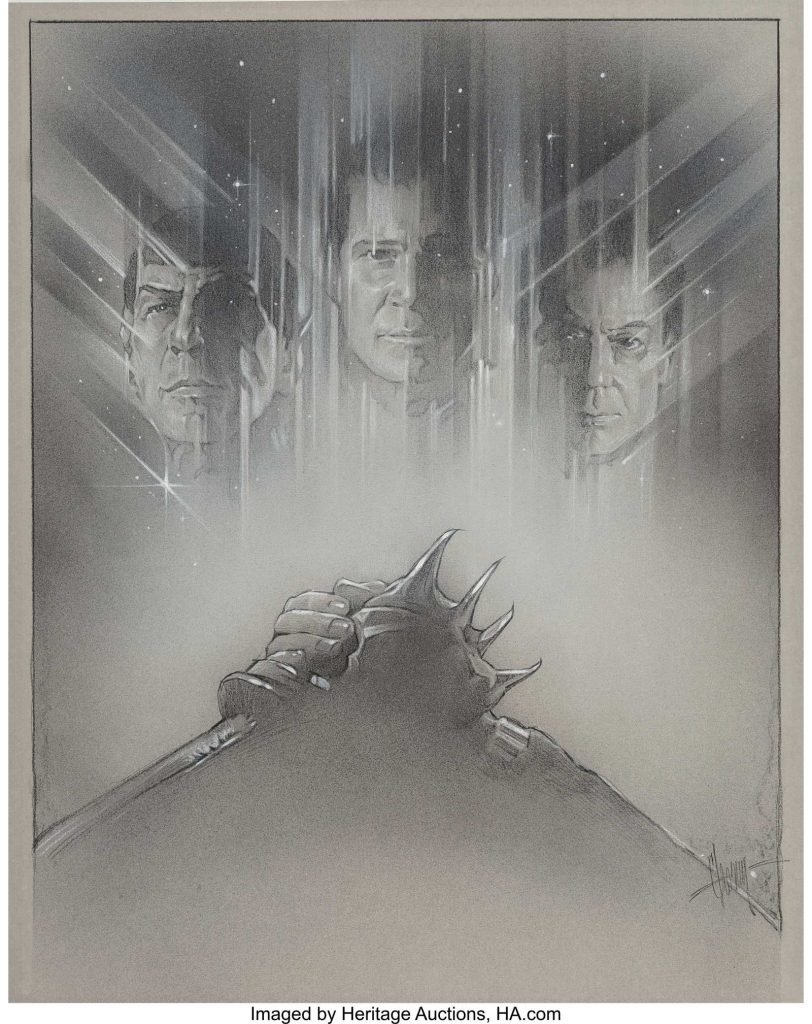 Steven Chorney - Star Trek VI: The Undiscovered Country, poster study, 1991
