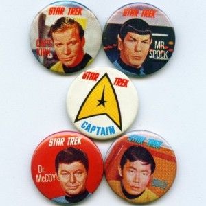 Sugar Smacks Star Trek Badges