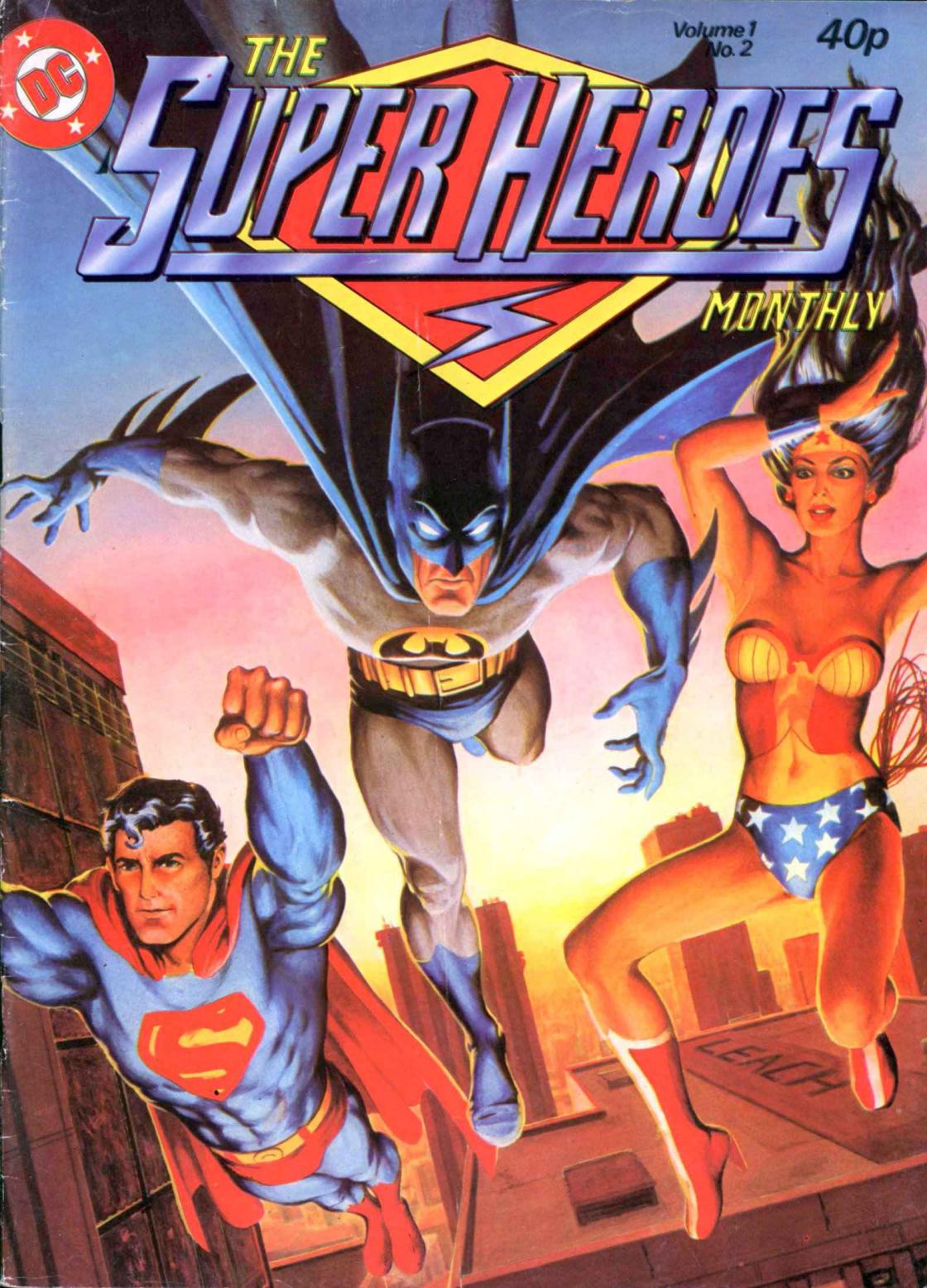 The Superheroes Monthly Issue Two - cover by Garry Leach