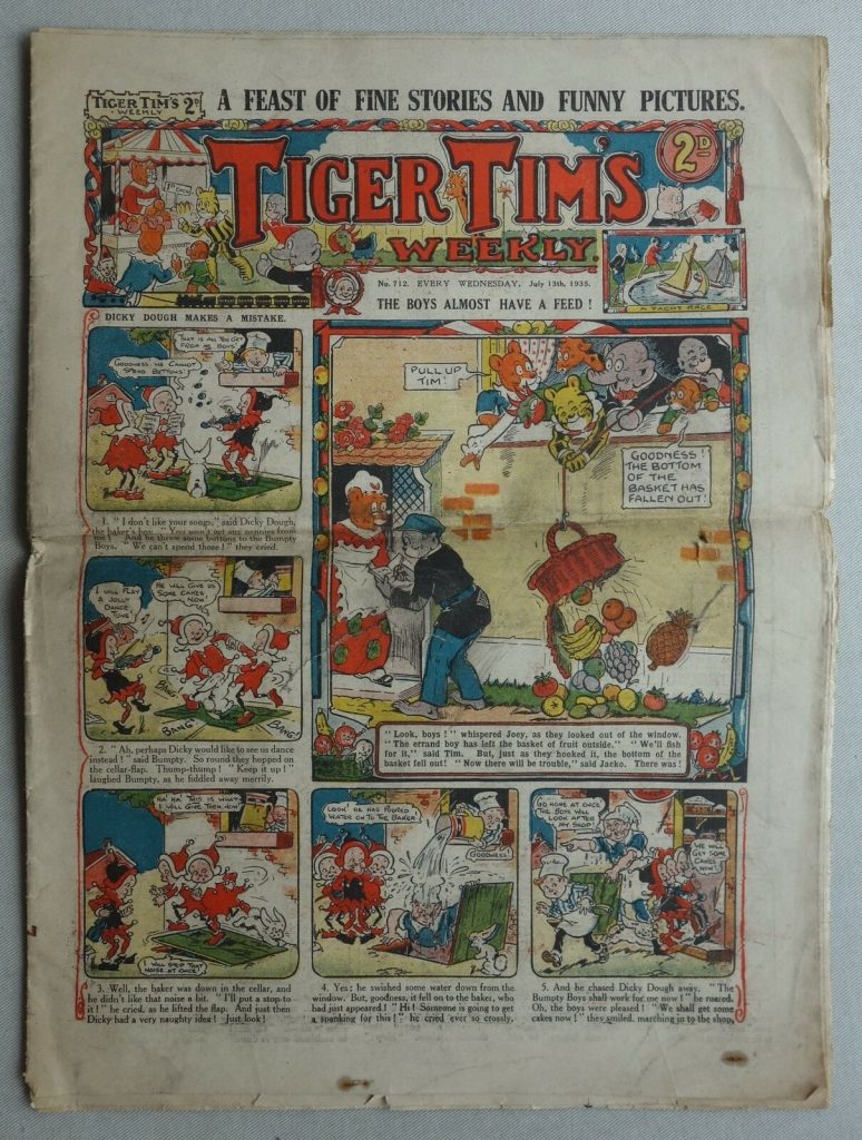 Tiger Tim's Weekly - Issue 712 - cover dated 13th July 1935