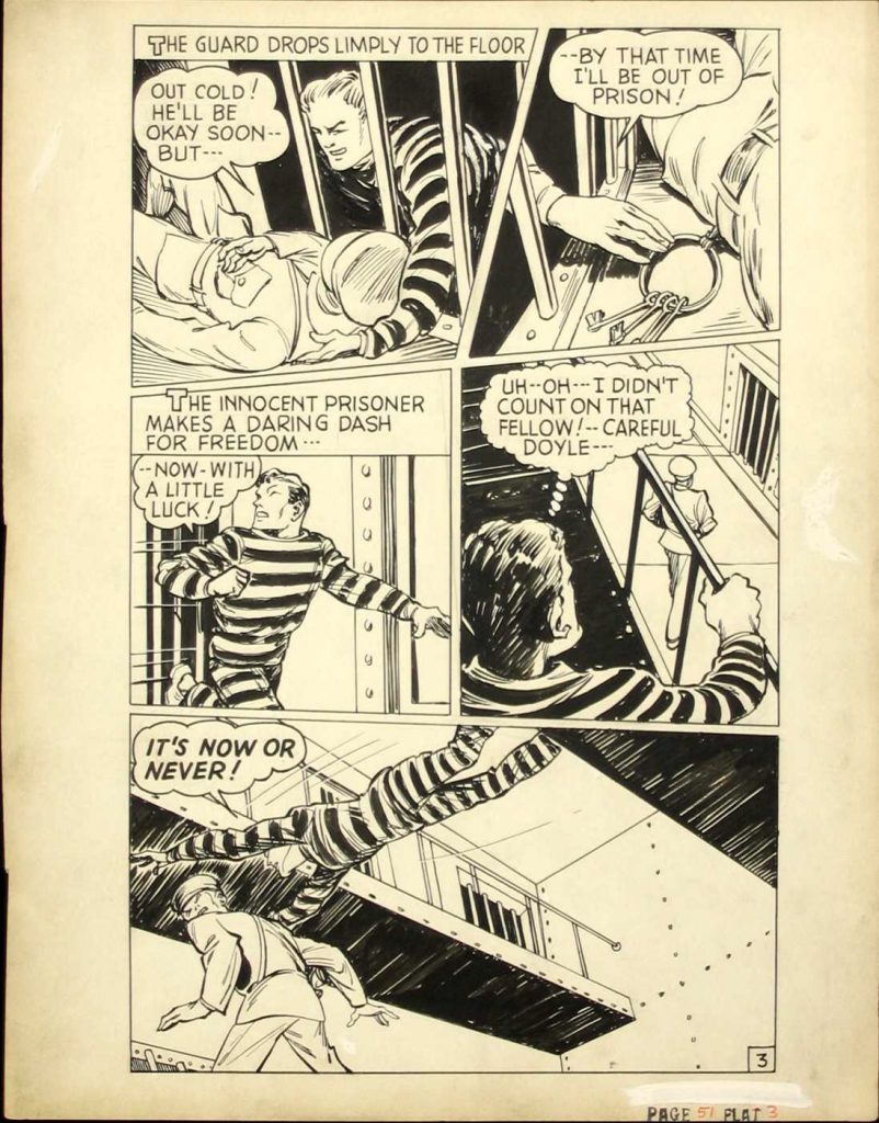 Pocket Comics #1 - The Zebra original art