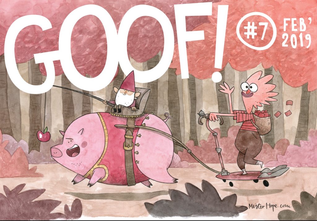 GOOF! Comic #7 cover by Mister Hope