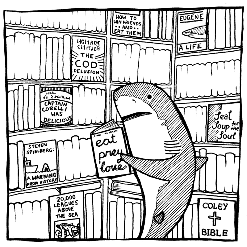 The Life of Sharks by Christian Talbot and artist Sophie Hodge