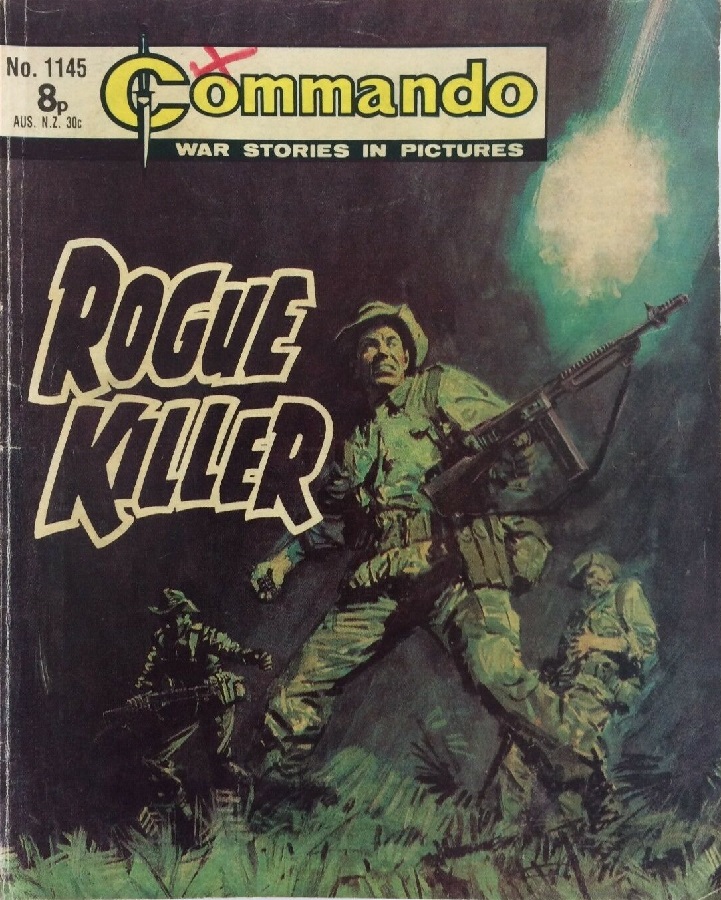 Commando 1145 - Rogue Killer Cover by Jordi Longaron